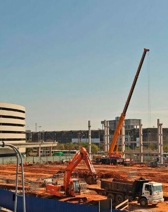 Foto da obra Fraport - Ampliação do aeroporto em Porto Alegre/RS